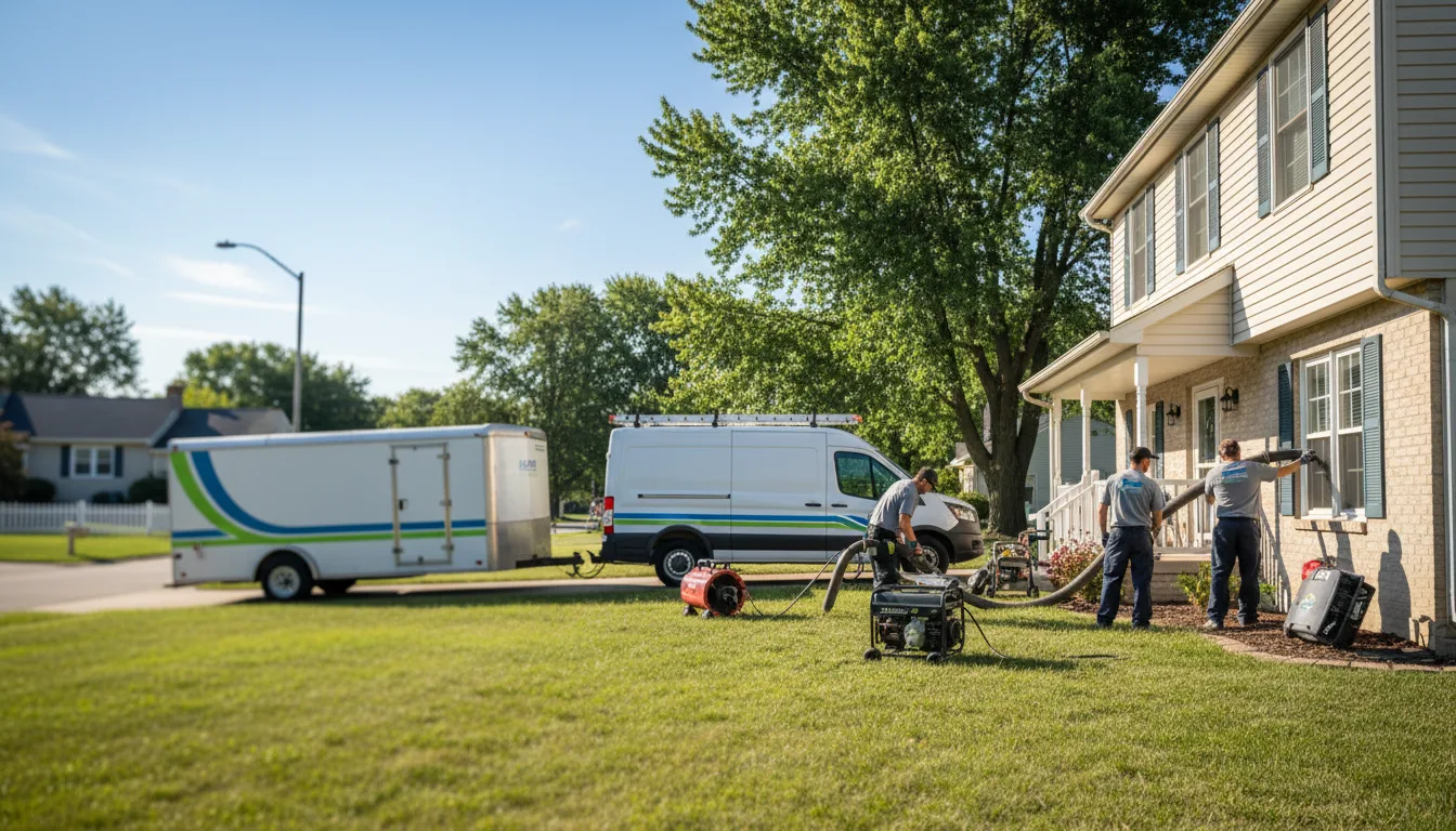 Flooded Basement Restoration And Cleanup With Repair in Cadiz, OH near me